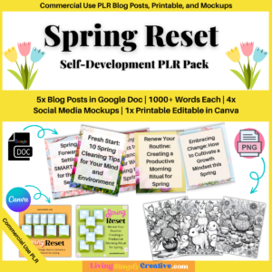 Spring Reset PLR Pack
