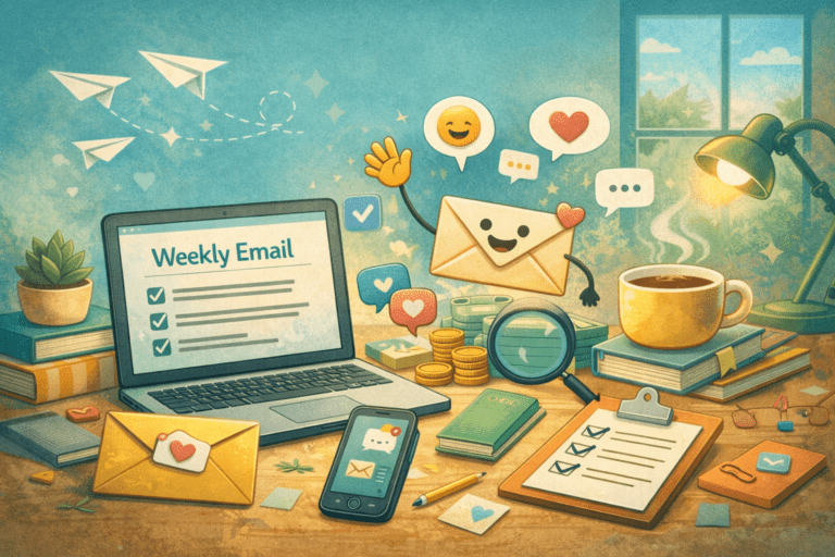 Email That Feels Like a Friend: The 5-Part Weekly Template That Gets Replies