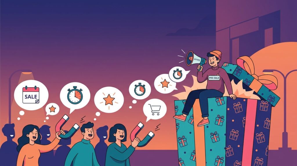 animated picture of people wanting a sale